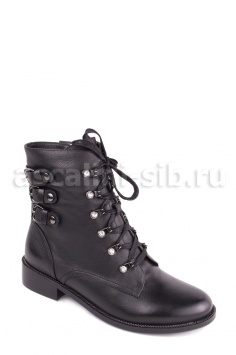 ЭС Ботинки DH826-F668-Y27 натуральная кожа (ВО) черные