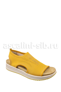 РМ Босоножки R2955-68 текстиль (Л) желтые