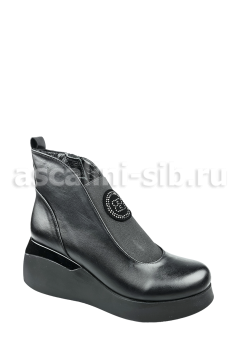 ГР Ботинки G030 1440 натуральная кожа (ВО) черные