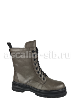 БВ Ботинки G5792F-6.5-3965R-1452 натуральная кожа (ВО) серые