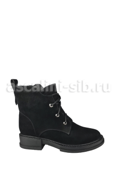 БВ Ботинки C3863F-5.5-8667M-04 натуральная замша (З) черные