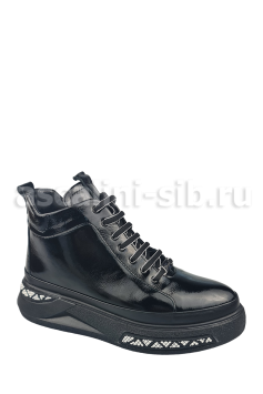 ГР Ботинки P075 KS07 натуральные лакированные. (ВО) черные