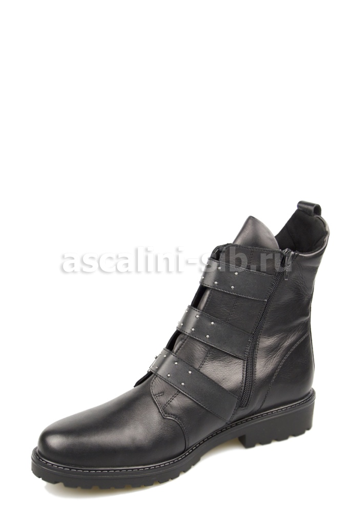 РМ Ботинки R6575-01 натуральная кожа (З) черные