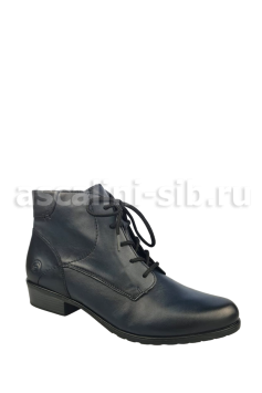 РМ Ботинки D6877-14 натуральная кожа (ВО) черные